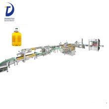 automatic sunflower oil filling production line,oil packing production line